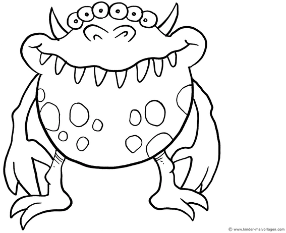 malvorlage-freundliches-monster-mit-punkten