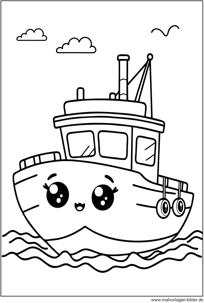 malvorlage-freundliches-schiff-mit-augen