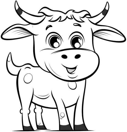 malvorlage-froehliche-kuh-zum-ausmalen