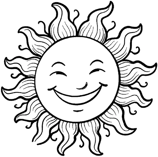 malvorlage-froehliche-sonne-laechelndes-gesicht