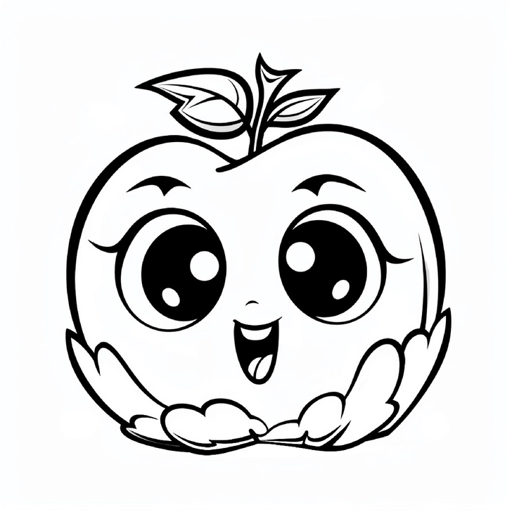 malvorlage-froehlicher-apfel-zum-ausmalen