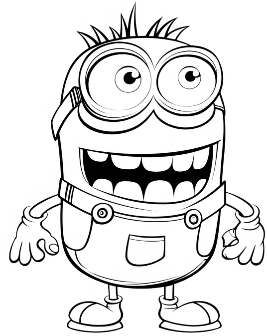 malvorlage-froehlicher-minion-zum-ausmalen