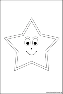 malvorlage-froehlicher-stern-mit-gesicht