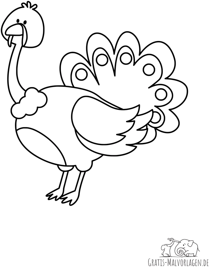 malvorlage-froehlicher-truthahn-ausmalen