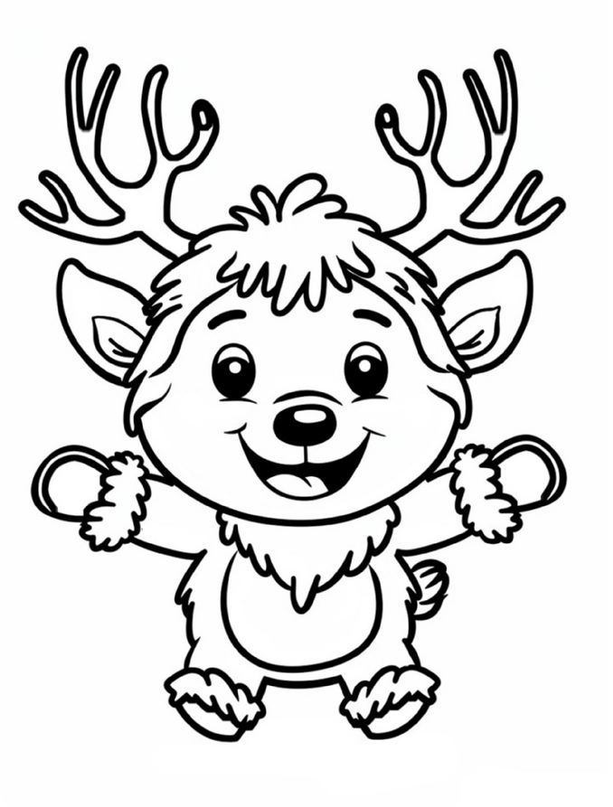 malvorlage-fröhlicher-wichtel-ausmalbild