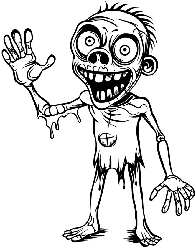 malvorlage-froehlicher-zombie-ausmalbild