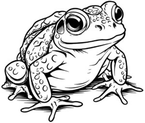 malvorlage-frosch-mit-interessanten-fakten-und-ausmaltipps