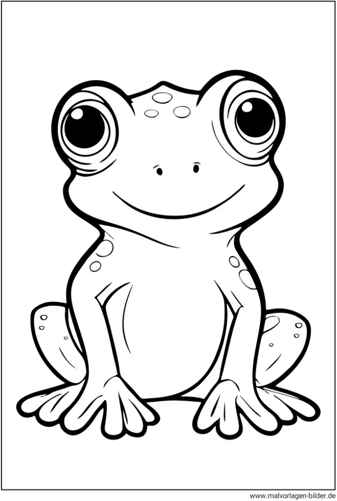malvorlage-froschbaby-ausmalbild