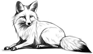 malvorlage-fuchs-ausmalbild