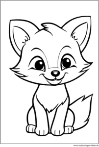 malvorlage-fuchs-ausmalbild-kreativ-entfalten