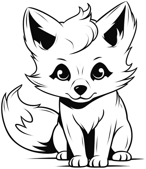 malvorlage-fuchs-zum-ausmalen