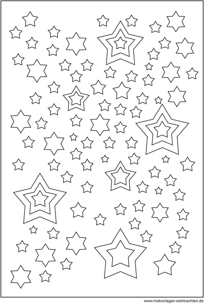 malvorlage-funkelnde-sterne-ausmalen