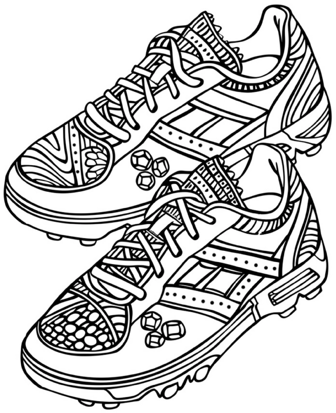malvorlage-fussballschuhe-ausmalbild