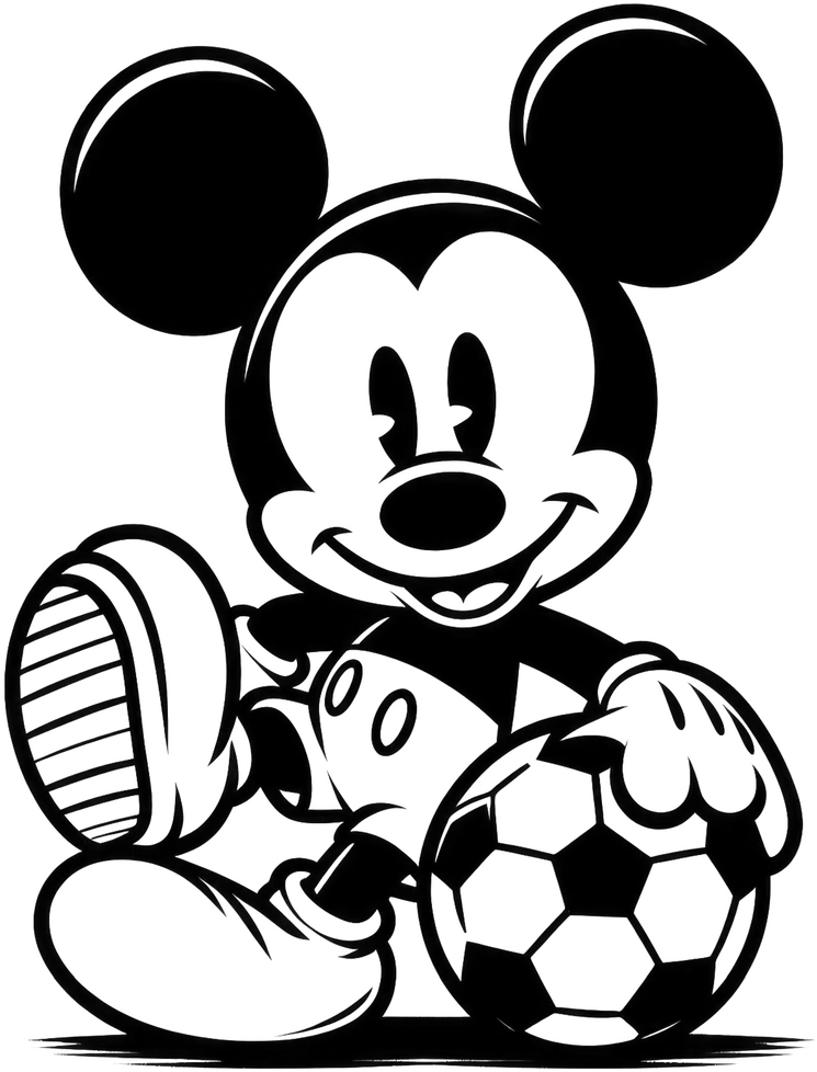 malvorlage-fussballspielender-charakter-mit-grossen-ohren