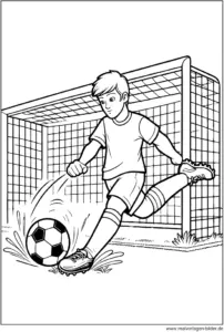 malvorlage-fussballspielender-junge