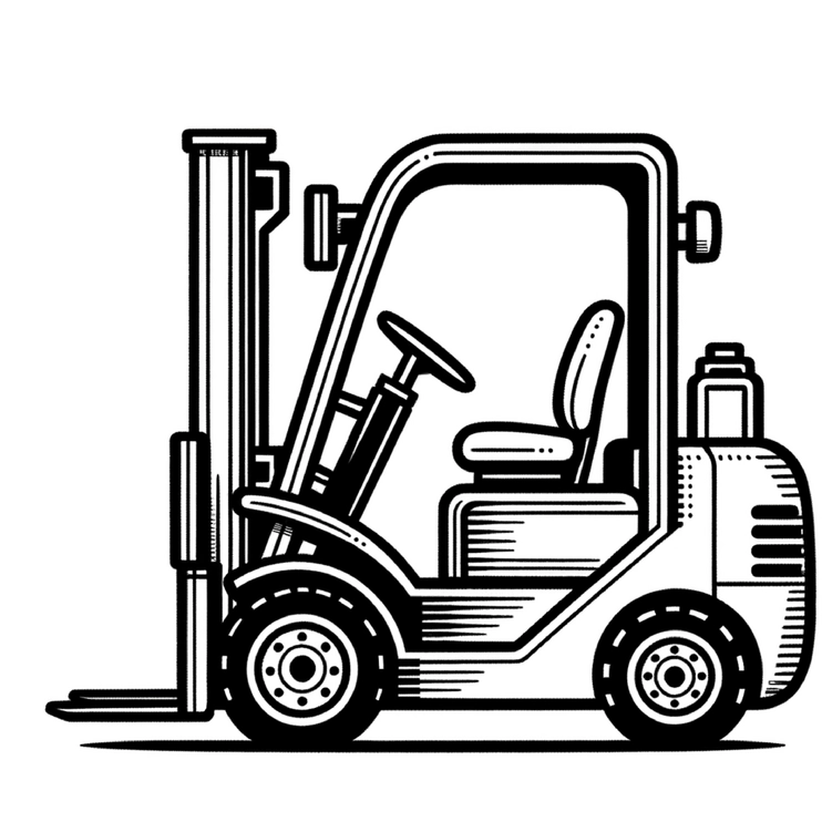 malvorlage-gabelstapler-ausmalen