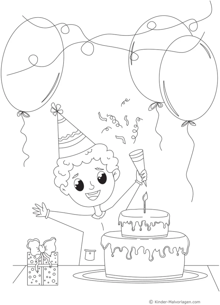 malvorlage-geburtstag-kind-mit-kuchen