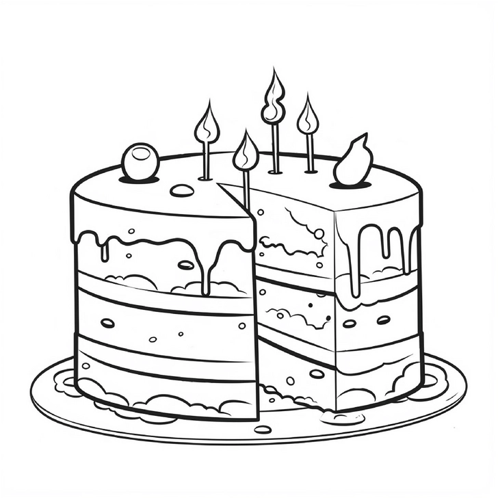malvorlage-geburtstagstorte-ausmalbild