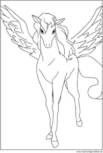 malvorlage-gefluegeltes-pferd-pegasus