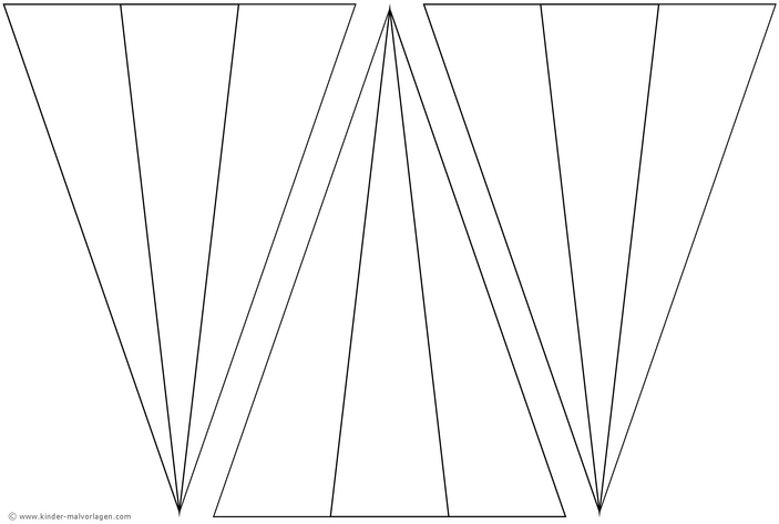 malvorlage-geometrische-dreiecke-ausmalen