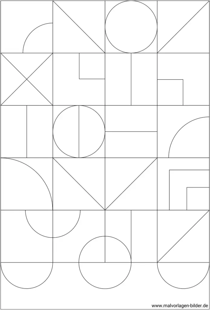 malvorlage-geometrische-formen-ausmalbild