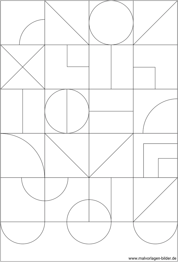 malvorlage-geometrische-formen-ausmalbild