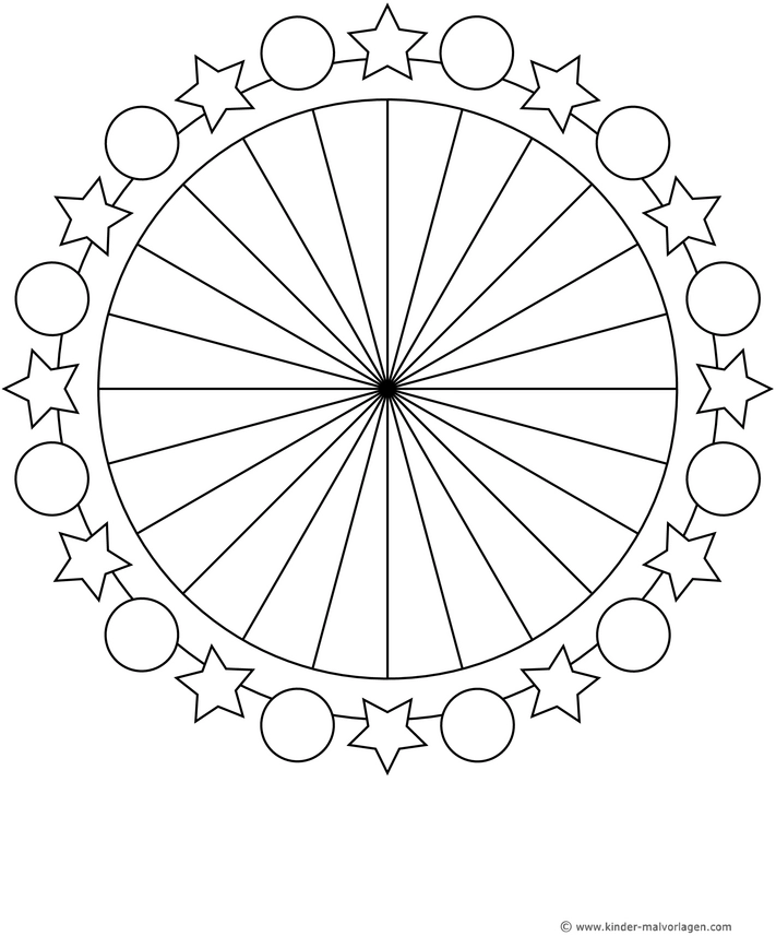 malvorlage-geometrische-formen-und-sternen