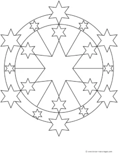 malvorlage-geometrische-sterne-kreismuster