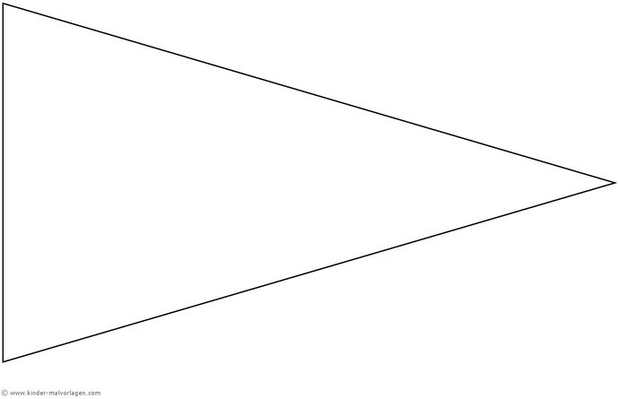 malvorlage-geometrisches-dreieck-ausmalen