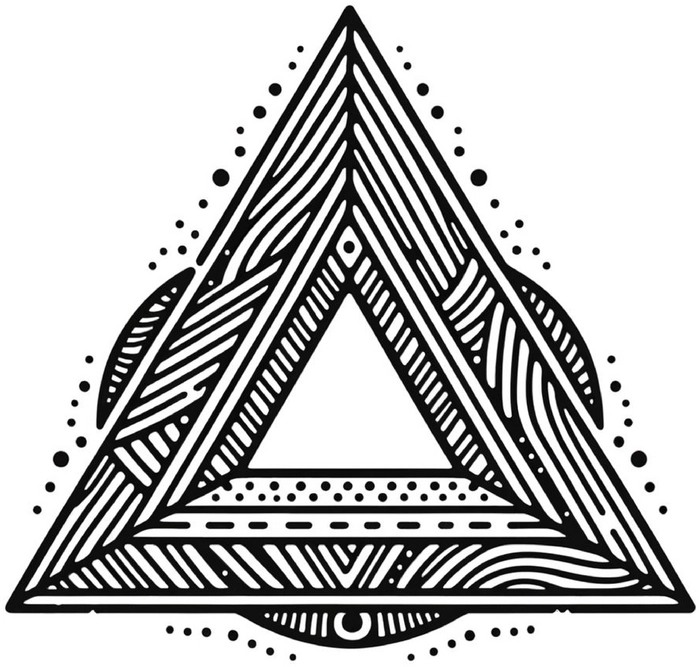 malvorlage-geometrisches-dreieck-mit-kreativen-mustern