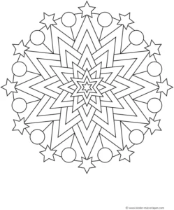 malvorlage-geometrisches-mandala-mit-sternen-und-kreisen