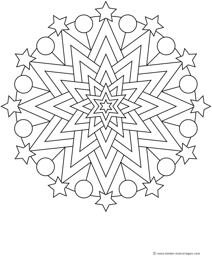 malvorlage-geometrisches-mandala-mit-sternen-und-kreisen