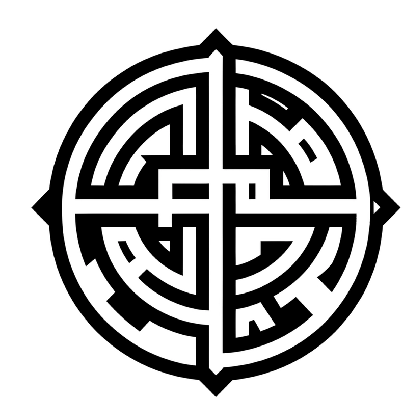 malvorlage-geometrisches-muster-labyrinth