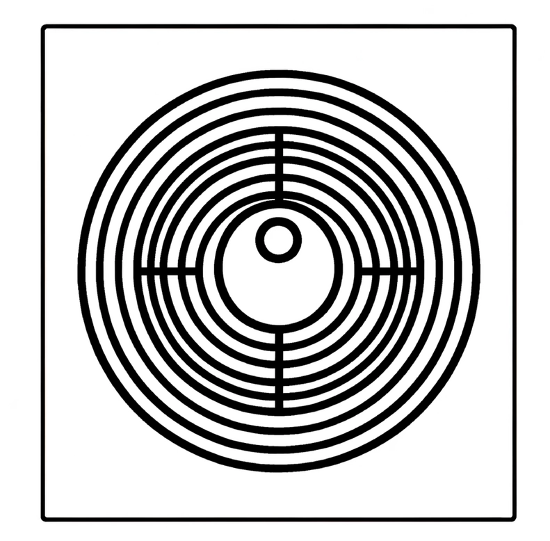 malvorlage-geometrisches-muster-mit-konzentrischen-kreisen