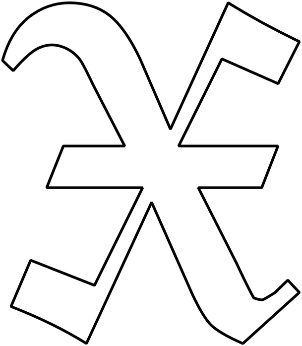 malvorlage-geometrisches-symbol-fuer-ausmalprojekte