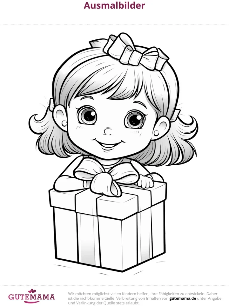 malvorlage-geschenk-kind-im-paket