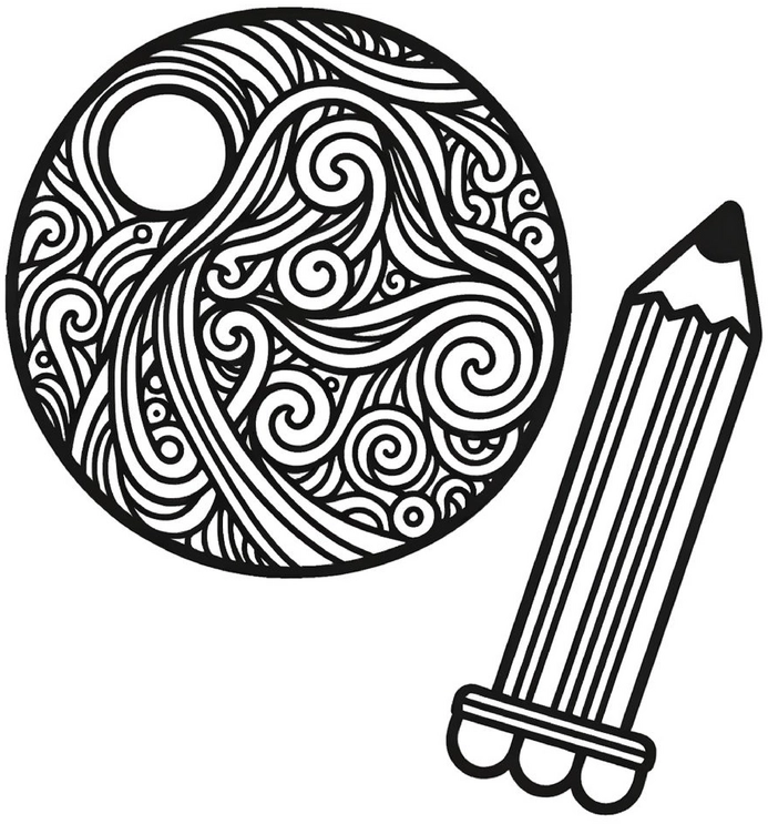 malvorlage-geschwungene-linien-und-kreatives-muster