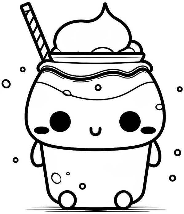 malvorlage-getraenk-mit-sahne-und-strohhalm