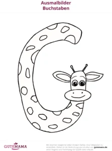 malvorlage-giraffe-buchstabe-c