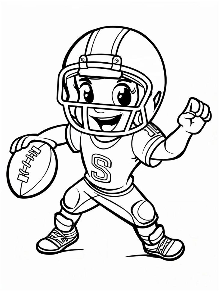 malvorlage-gluecklicher-footballspieler