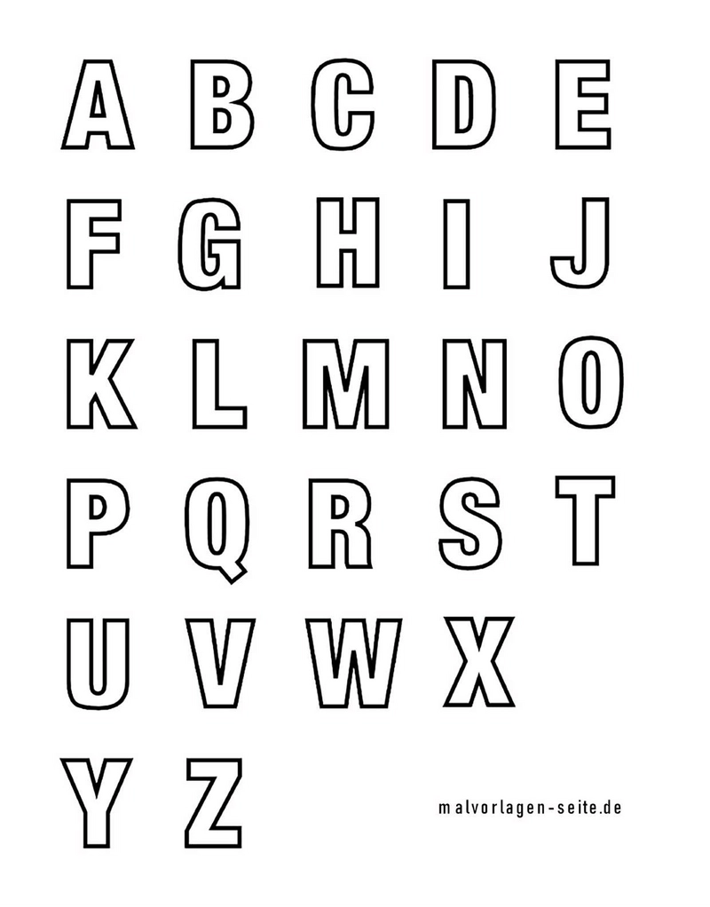 malvorlage-grossbuchstaben-ausmalen