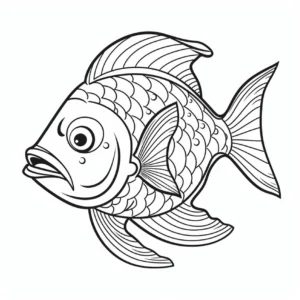 malvorlage-grosser-fisch-unterwasserwelt