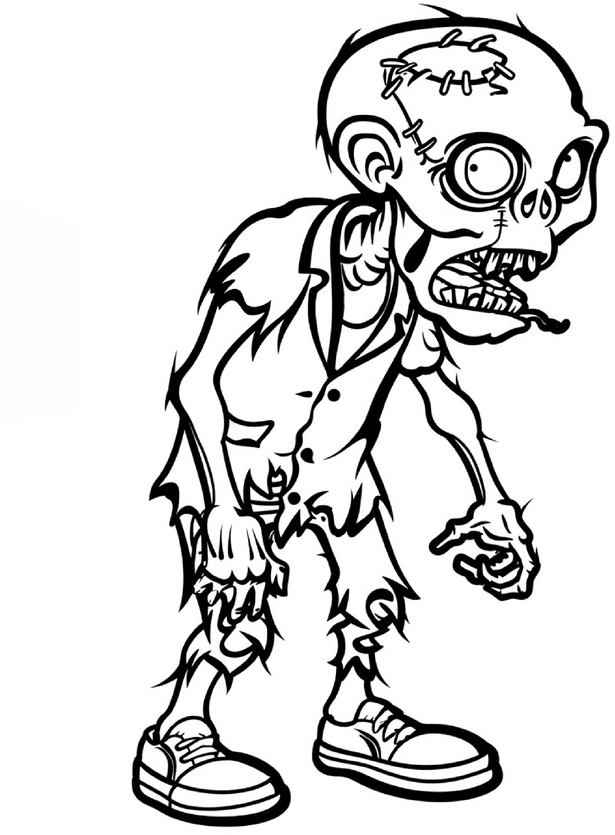 malvorlage-gruseliger-zombie-ausmalbild