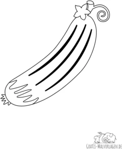 malvorlage-gurke-ausmalen-kreativ
