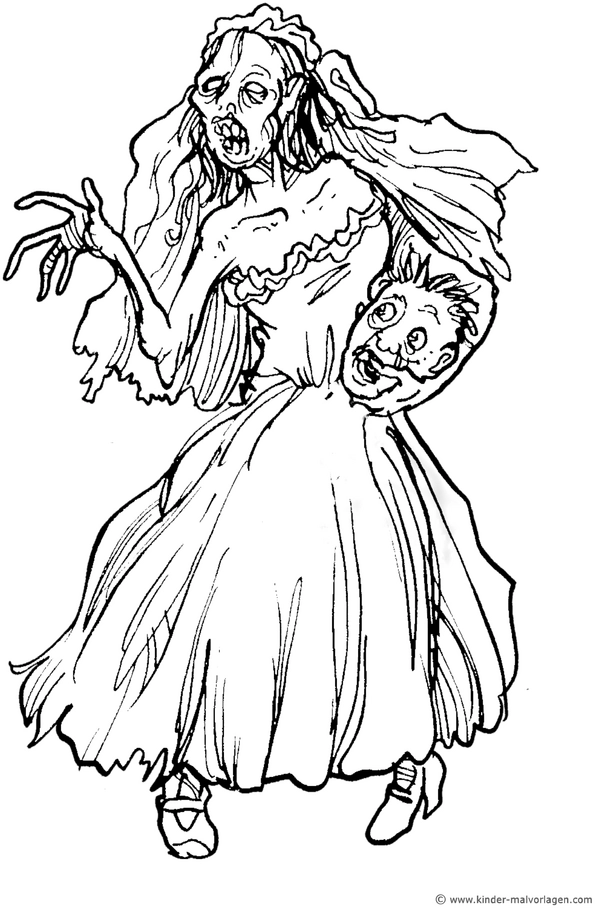 malvorlage-halloween-zombie-mit-kopf-in-der-hand