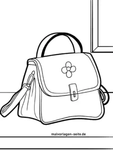 malvorlage-handtasche-ausmalen