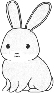 malvorlage-hase-grosse-ohren-kreative-kinder