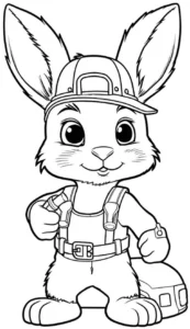 malvorlage-hase-im-bauarbeiter-outfit
