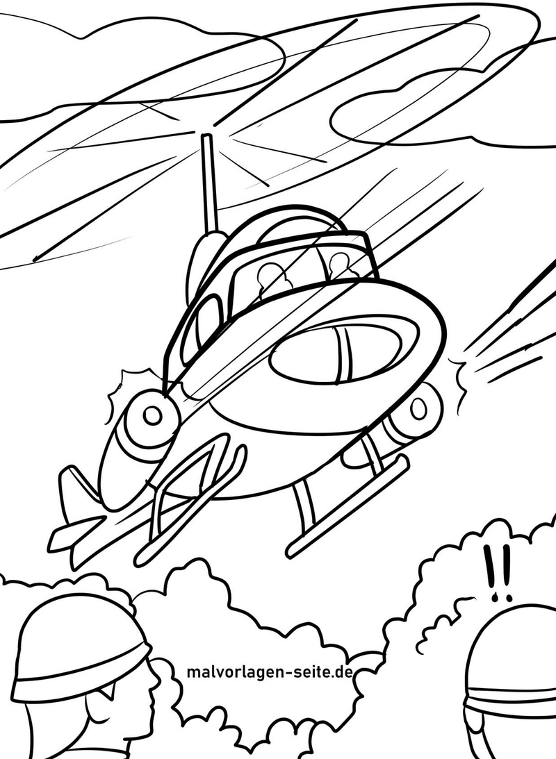 malvorlage-helikopter-ueber-landschaft-mit-menschen