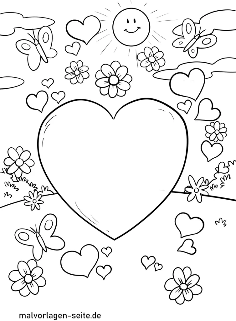 malvorlage-herz-blumen-symbole-ausmalen